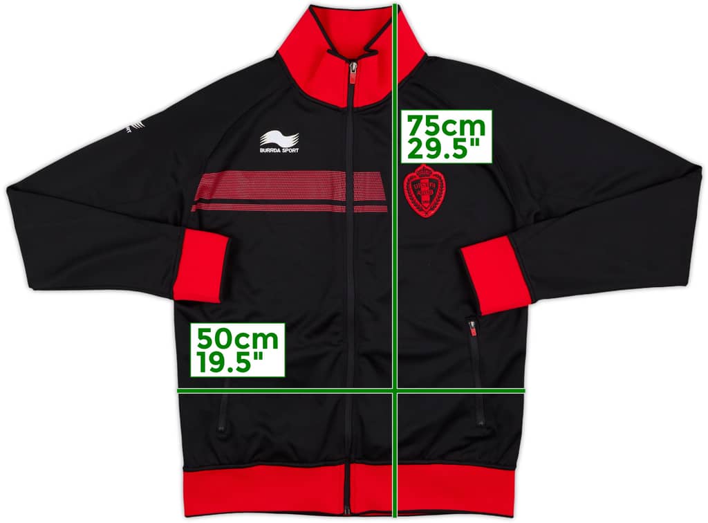 2012-14 Belgium Burrda Track Jacket - 8/10 - (L)
