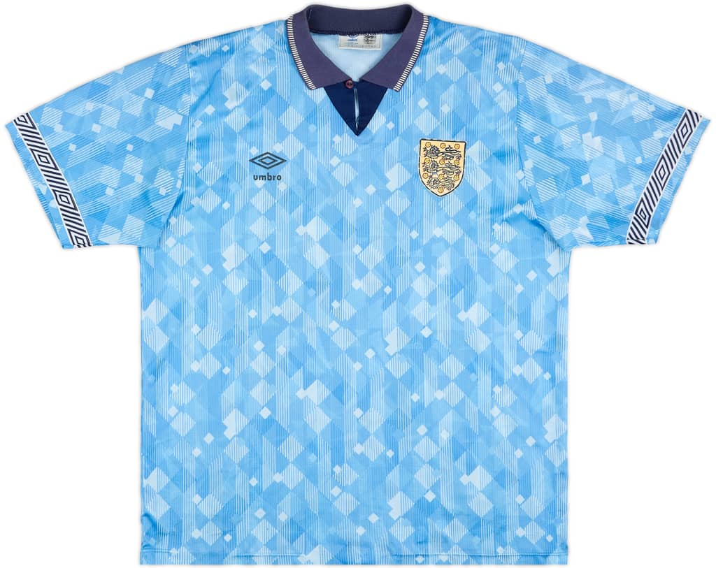 1990-92 England Third Shirt - 4/10 - (XL)