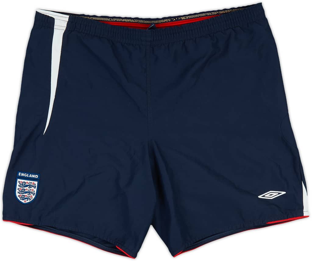 2005-07 England Home Shorts - 9/10 - (L)