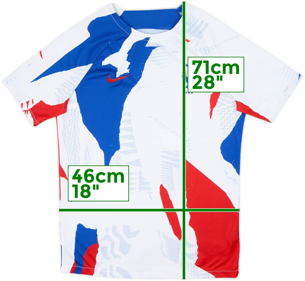 2022-23 France Nike Training Shirt - 7/10 - (M)