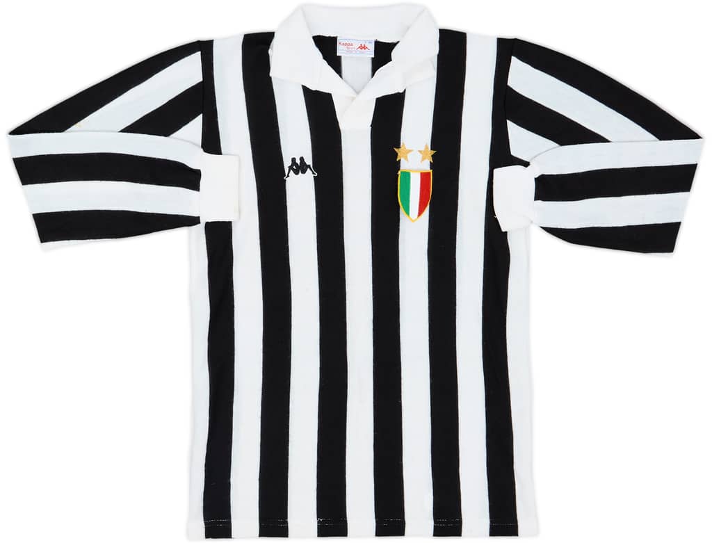 1982-83 Juventus Home L/S Shirt - 7/10 - (S)