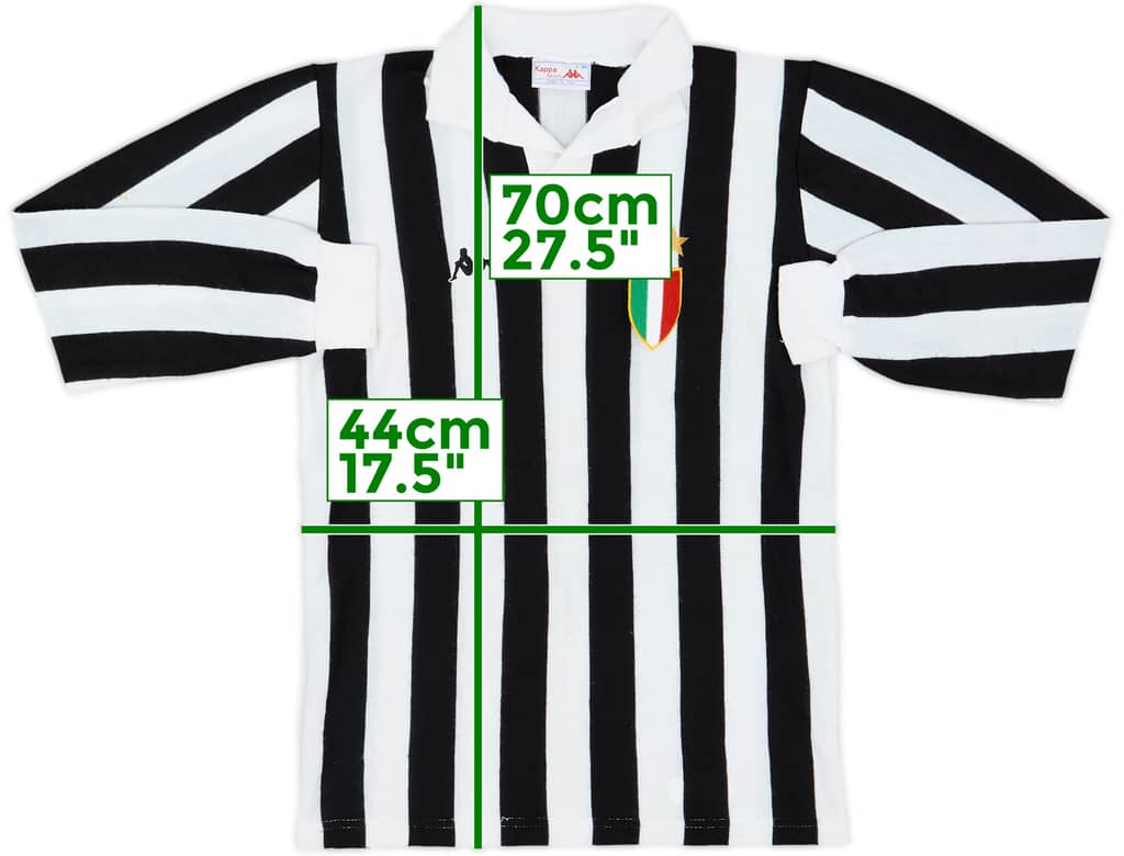 1982-83 Juventus Home L/S Shirt - 7/10 - (S)