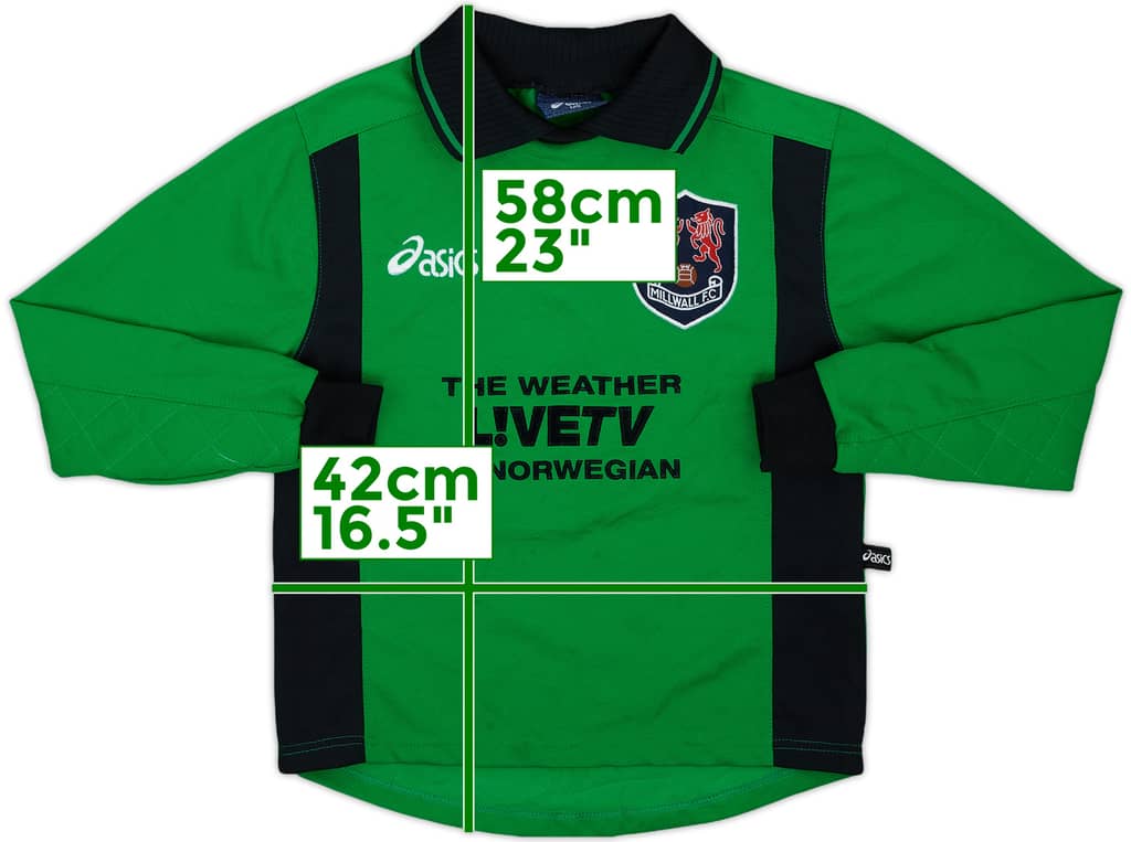 1998-99 Millwall GK Shirt - 8/10 - (M.Boys)