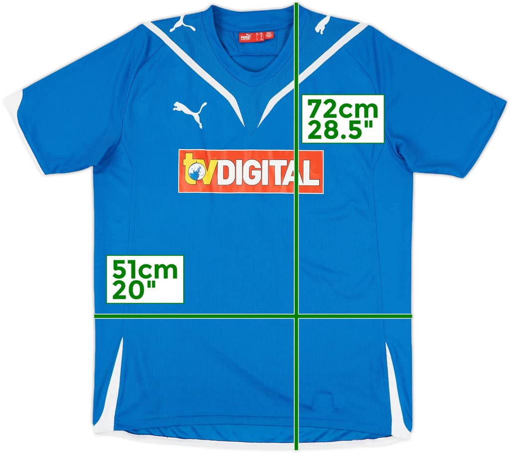 2009-11 TSG Hoffenheim Home Shirt - 7/10 - (XL.Boys)