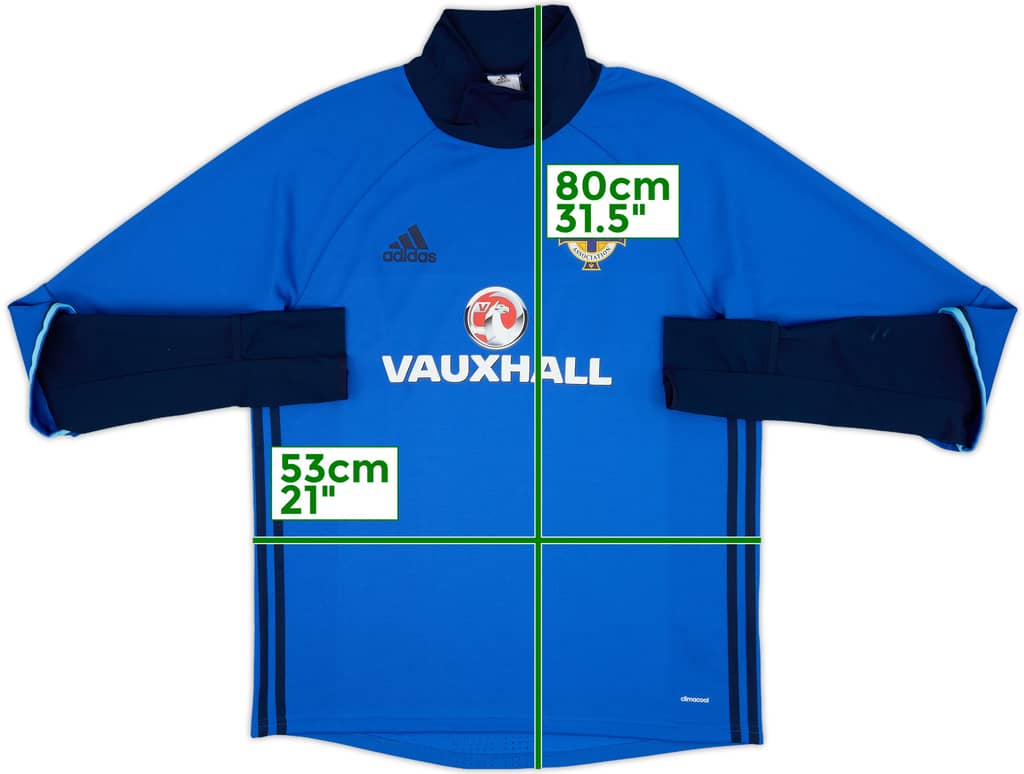 2016-17 Northern Ireland adidas Training Top - 9/10 - (L)