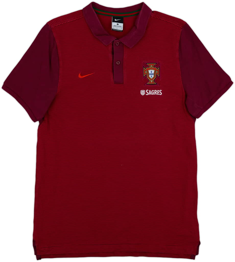 2016-17 Portugal Nike Polo Shirt - 8/10 - (L)