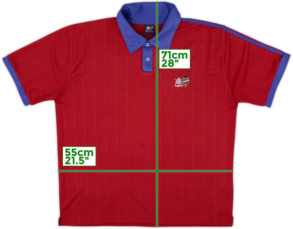 2004-05 Levante Luanvi Polo Shirt - 8/10 - (L)