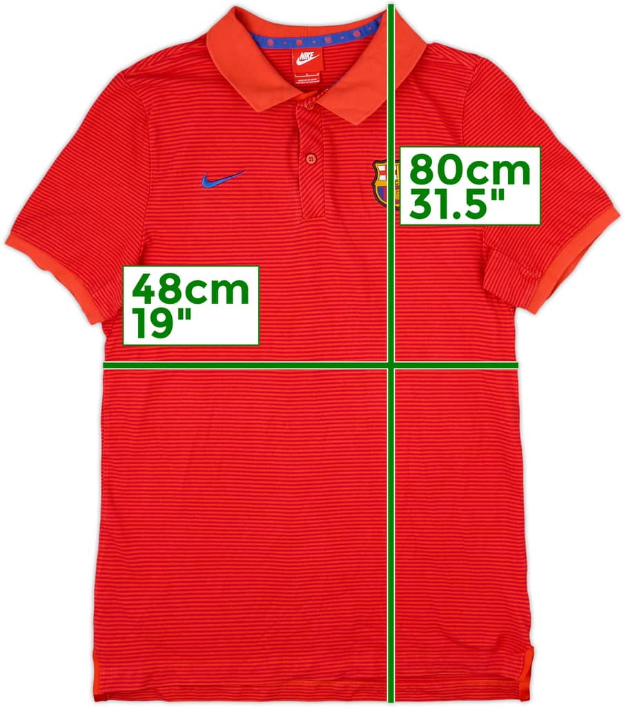 2016-17 Barcelona Nike Polo Shirt - 6/10 - (L)