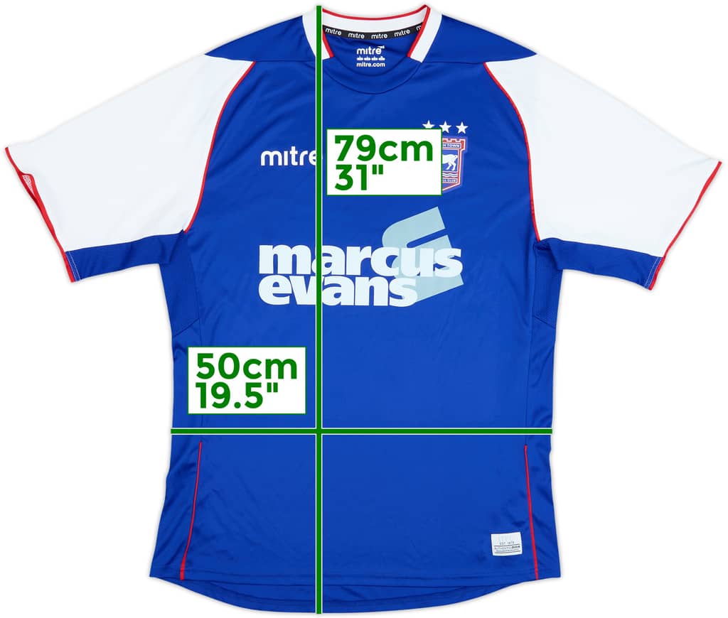 2013-14 Ipswich Town Home Shirt - 9/10 - (L)