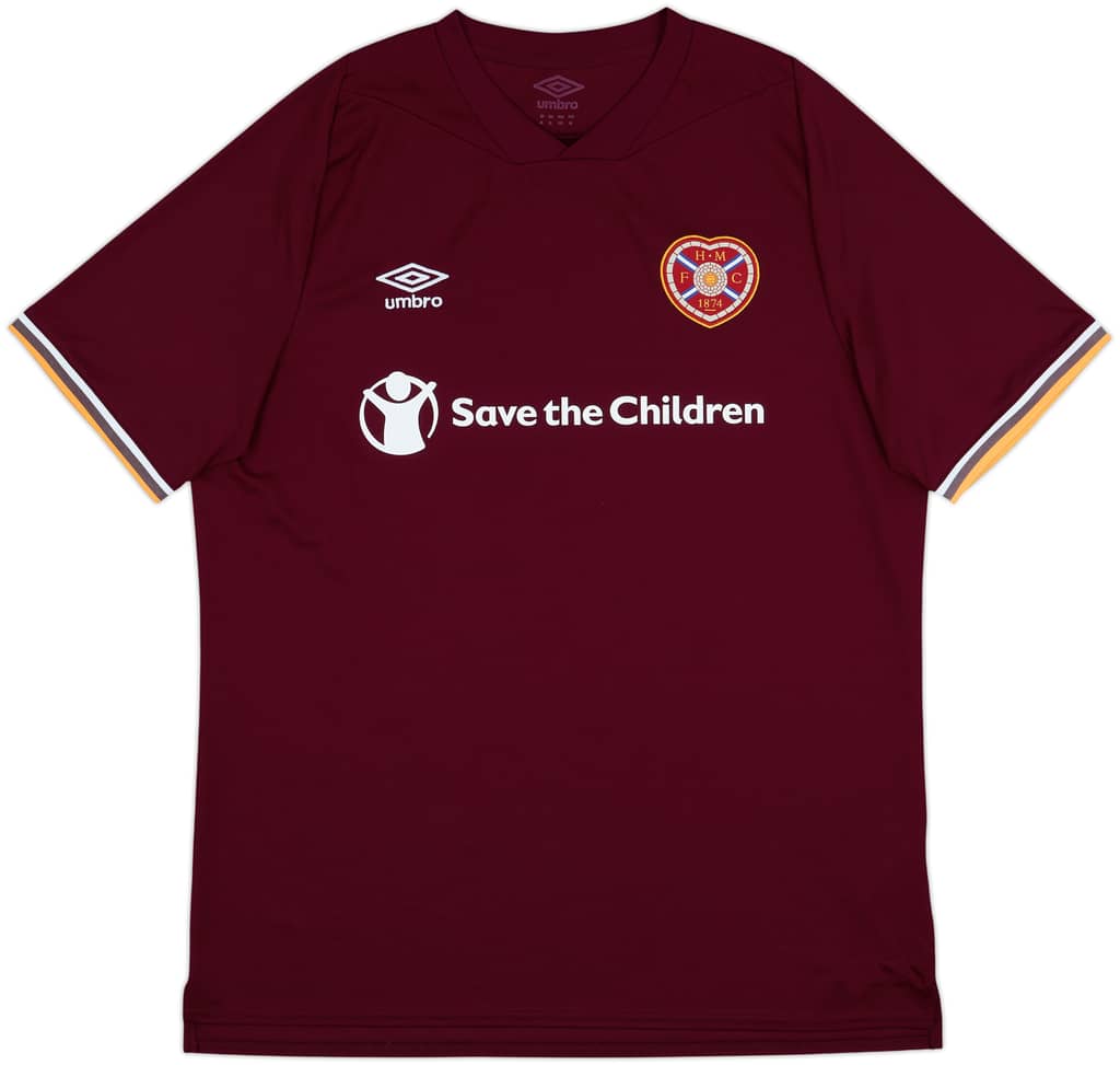 2020-21 Hearts Home Shirt - 10/10 - (XL)