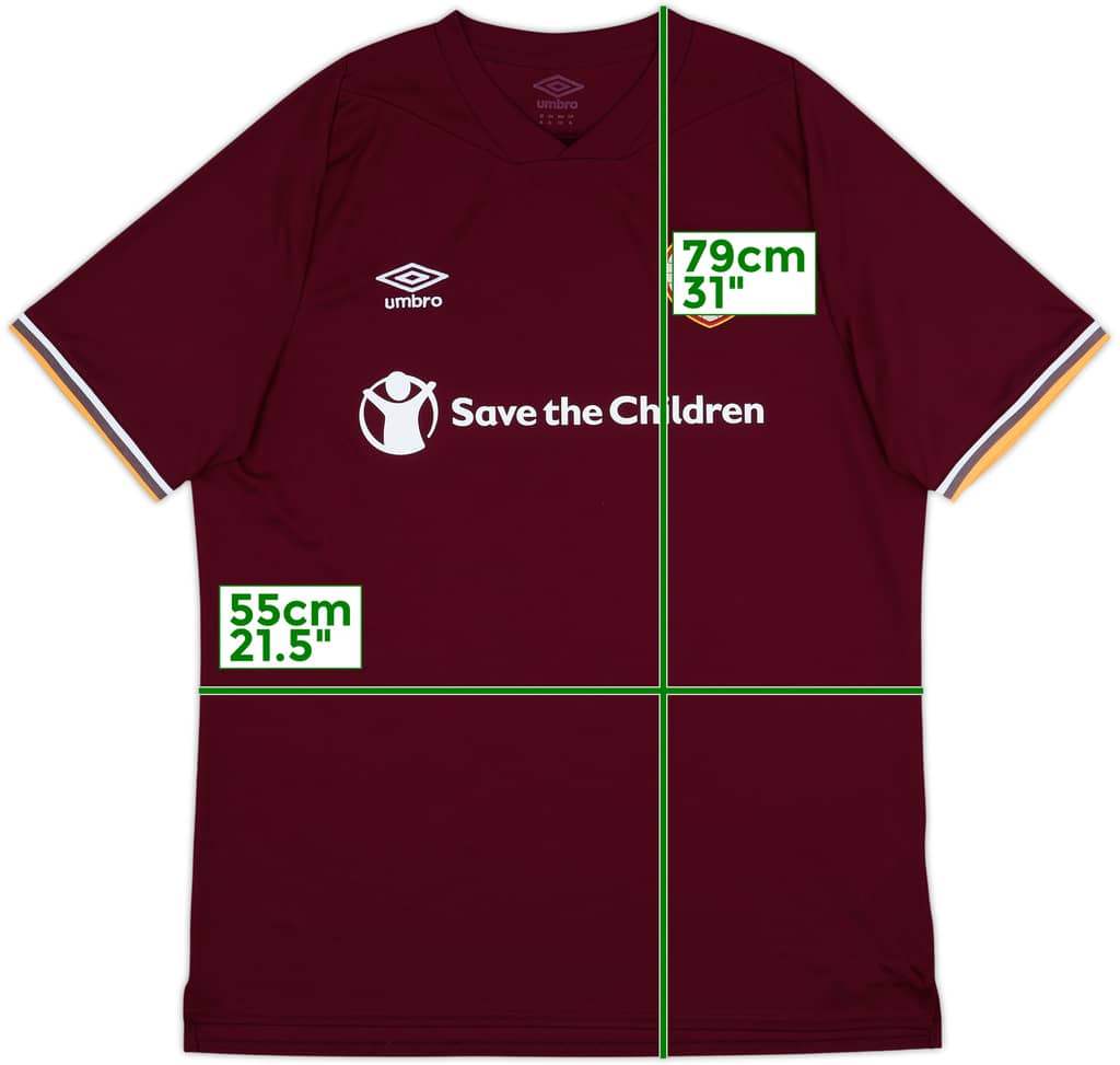 2020-21 Hearts Home Shirt - 10/10 - (XL)