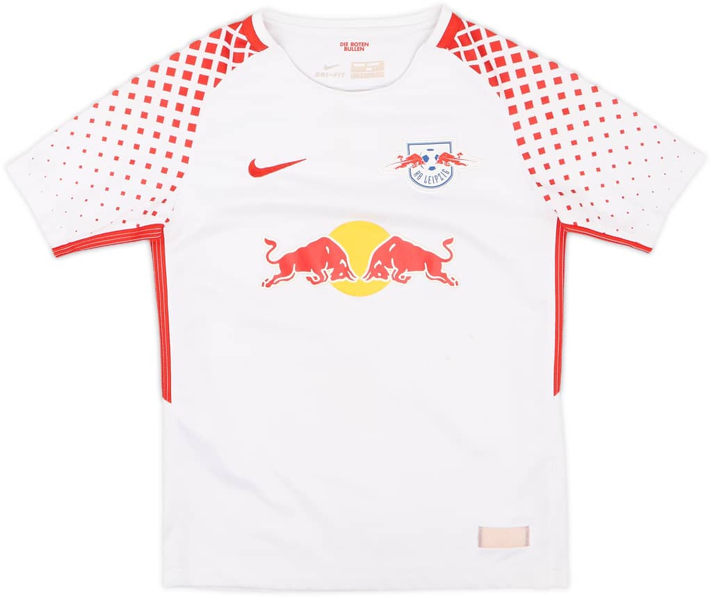 2017-18 RB Leipzig Home Shirt - 6/10 - (S.Boys)
