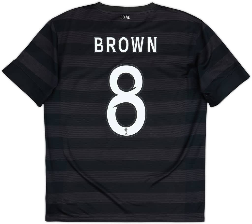 2012-13 Celtic '125th Anniversary' Away Shirt Brown #8 - 8/10 - (M)