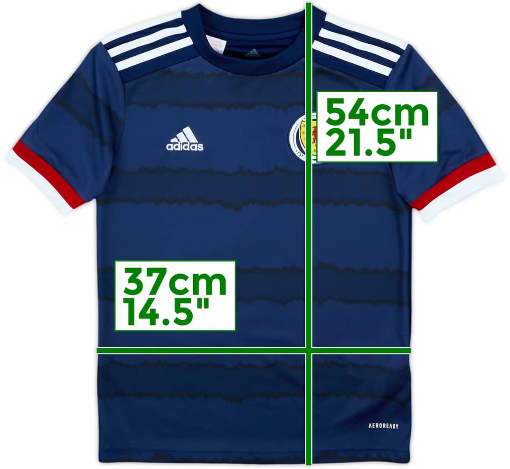 2020-22 Scotland Home Shirt - 10/10 - (S.Boys)