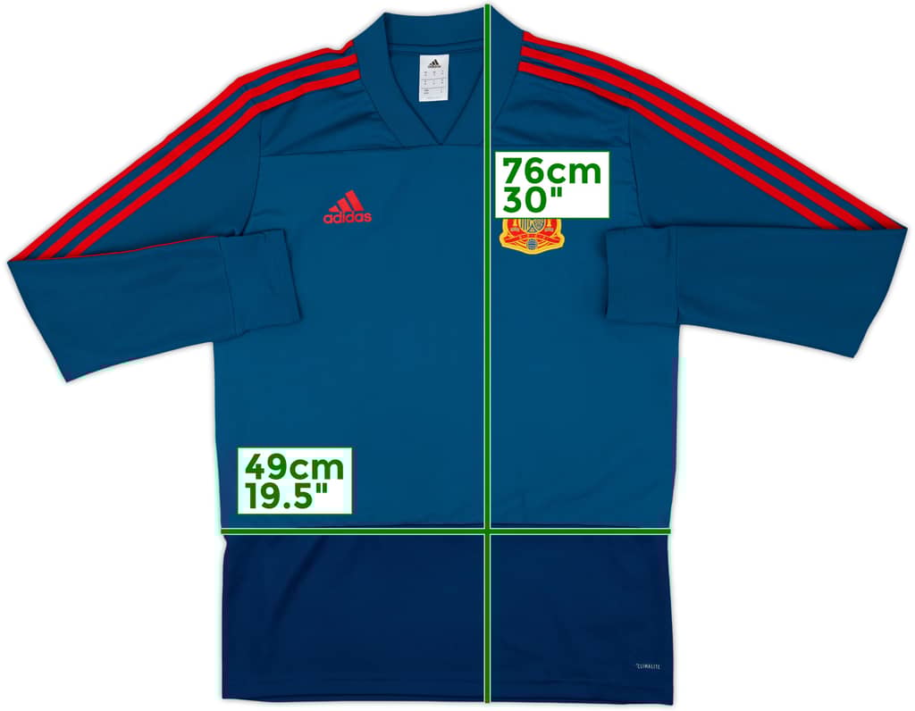 2017-18 Spain adidas Drill Top - 7/10 - (M)