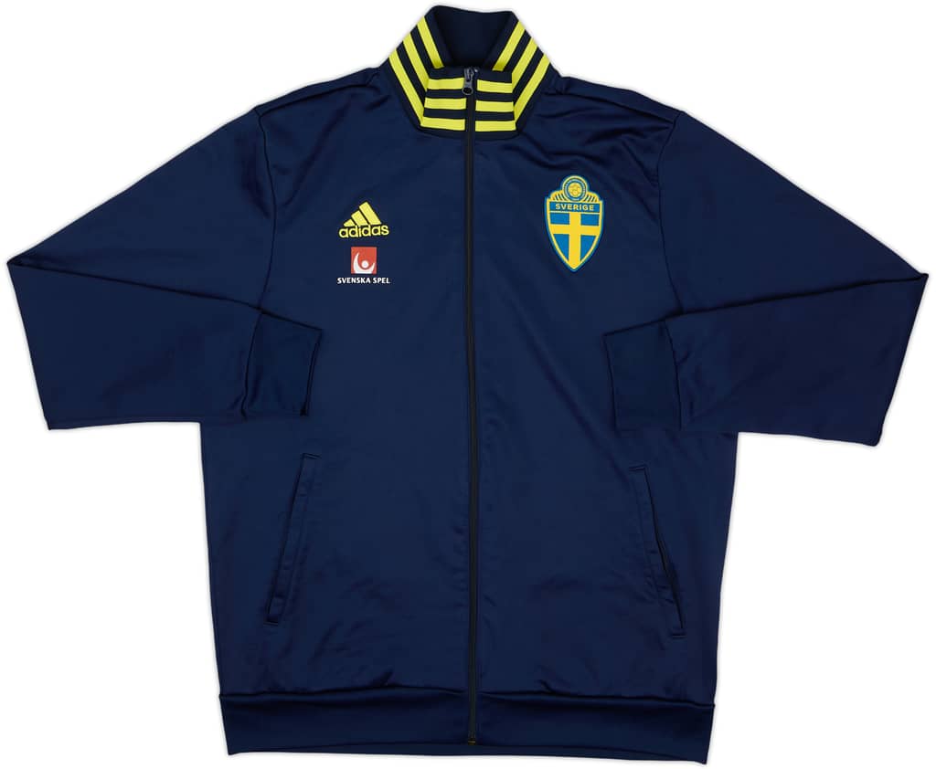 2020-21 Sweden Player Issue adidas Track Jacket - 8/10 - (XL)