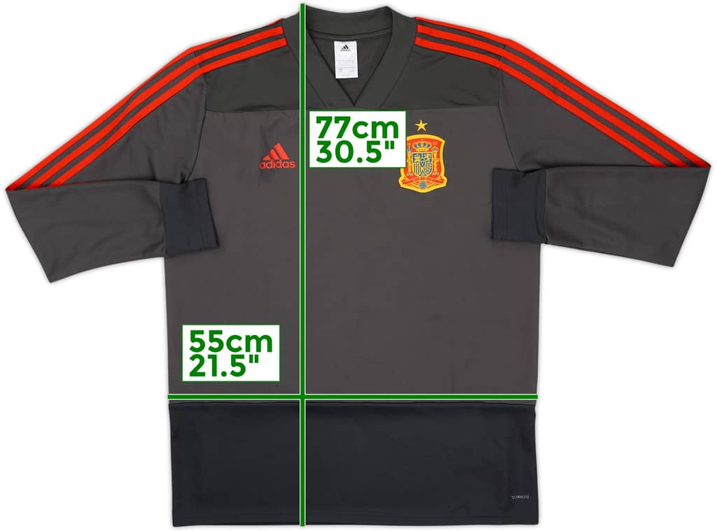 2017-18 Spain adidas Drill Top - 8/10 - (L)