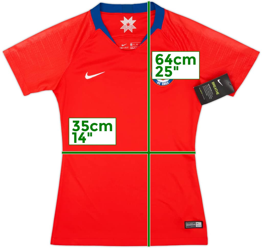 2018-19 Chile Home Shirt (Women's XS)