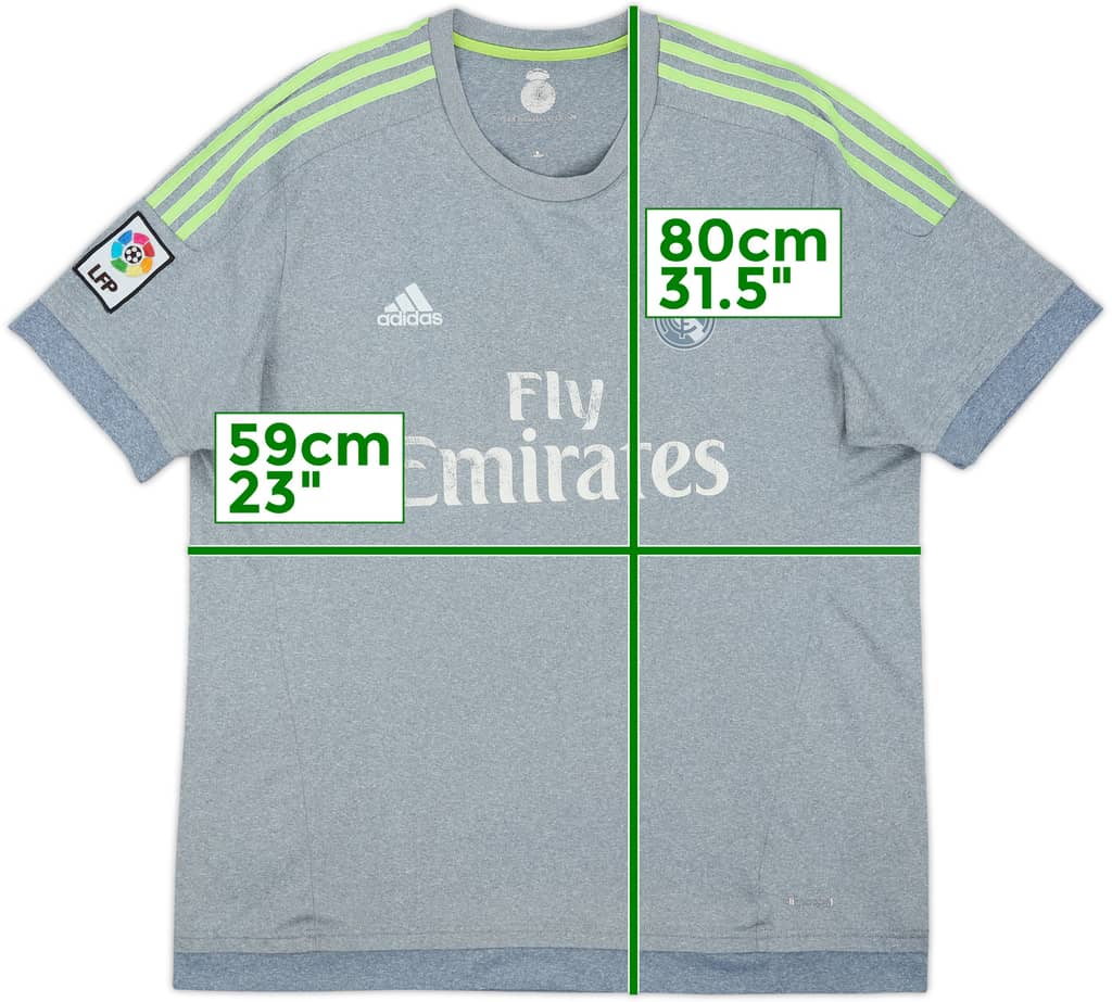 2015-16 Real Madrid Away Shirt - 5/10 - (XXL)