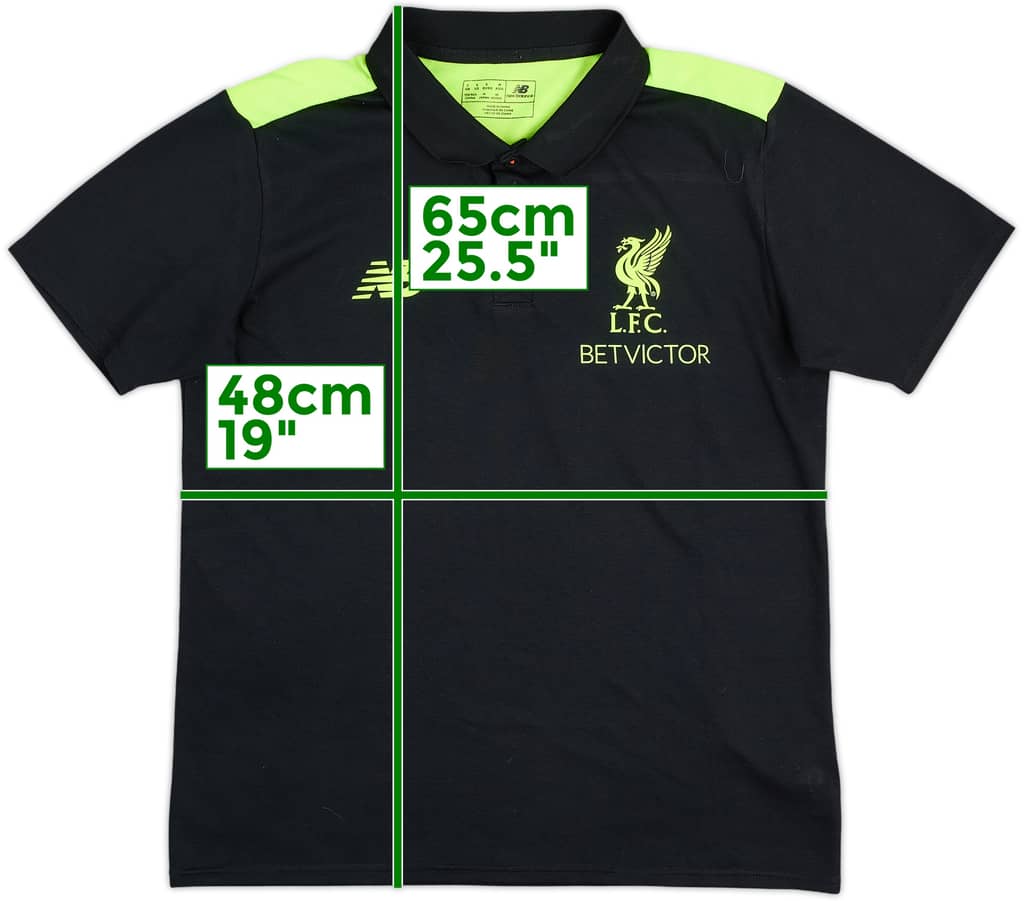 2016-17 Liverpool New Balance Polo Shirt - 8/10 - (S)