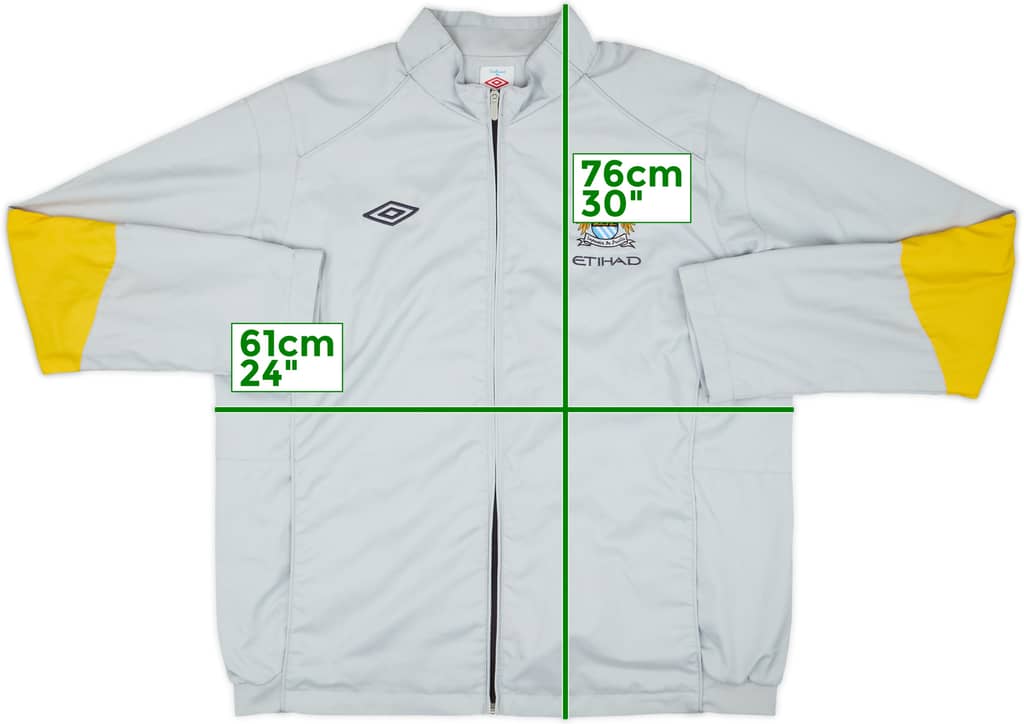 2010-11 Manchester City Umbro Track Jacket - 8/10 - (XL)