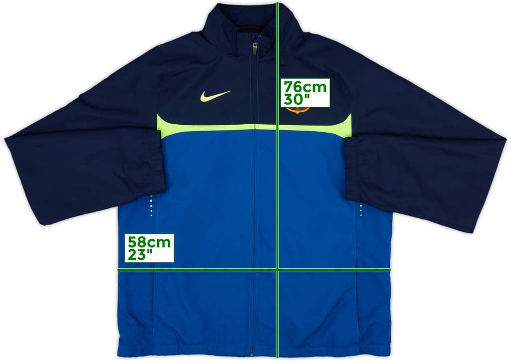 2010-11 Barcelona Nike Track Jacket - 7/10 - (L)