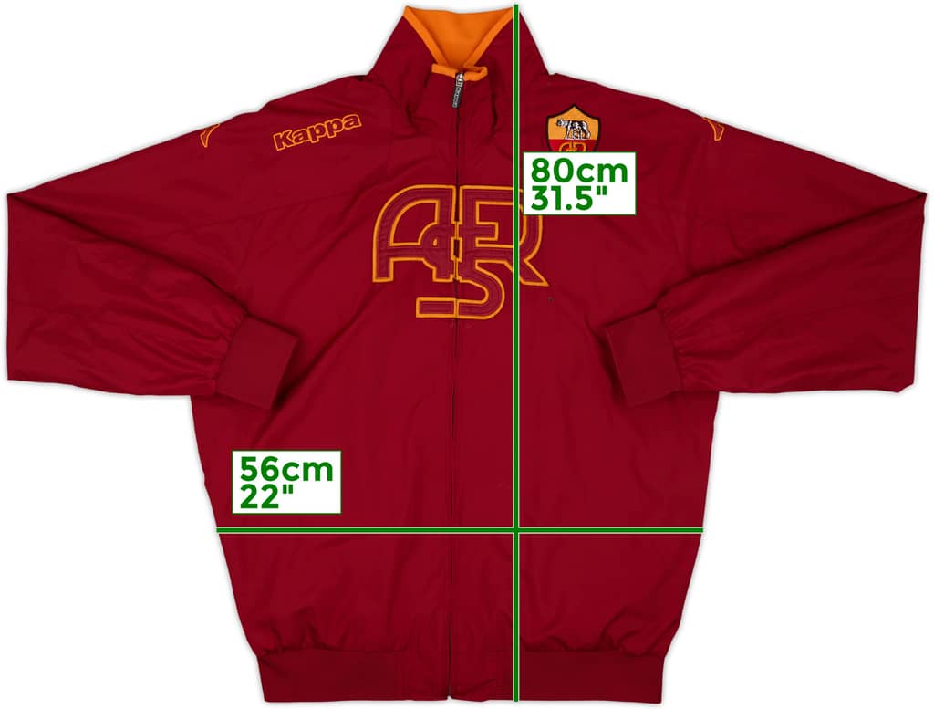 2008-09 Roma Kappa Track Jacket - 5/10 - (XXL)