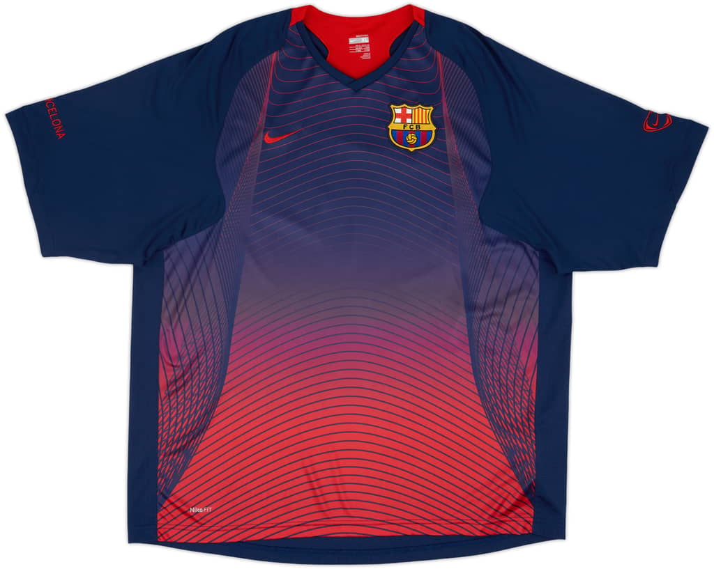 2007-08 Barcelona Nike Training Shirt - 9/10 - (XL)