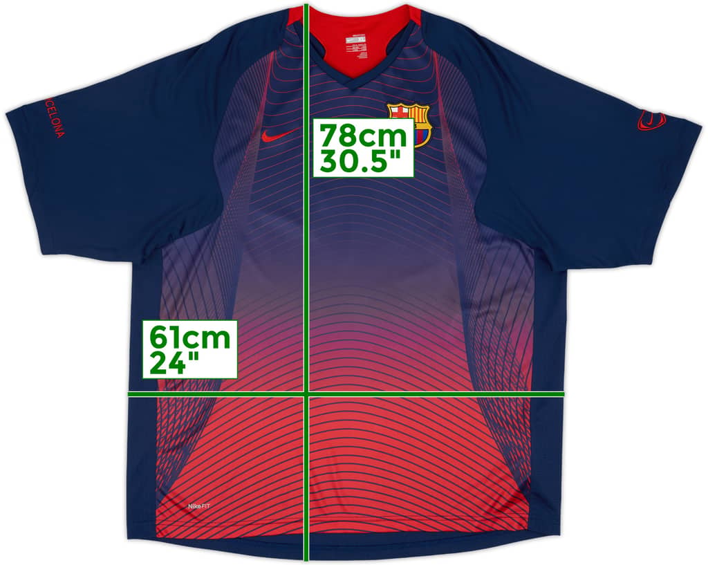 2007-08 Barcelona Nike Training Shirt - 9/10 - (XL)