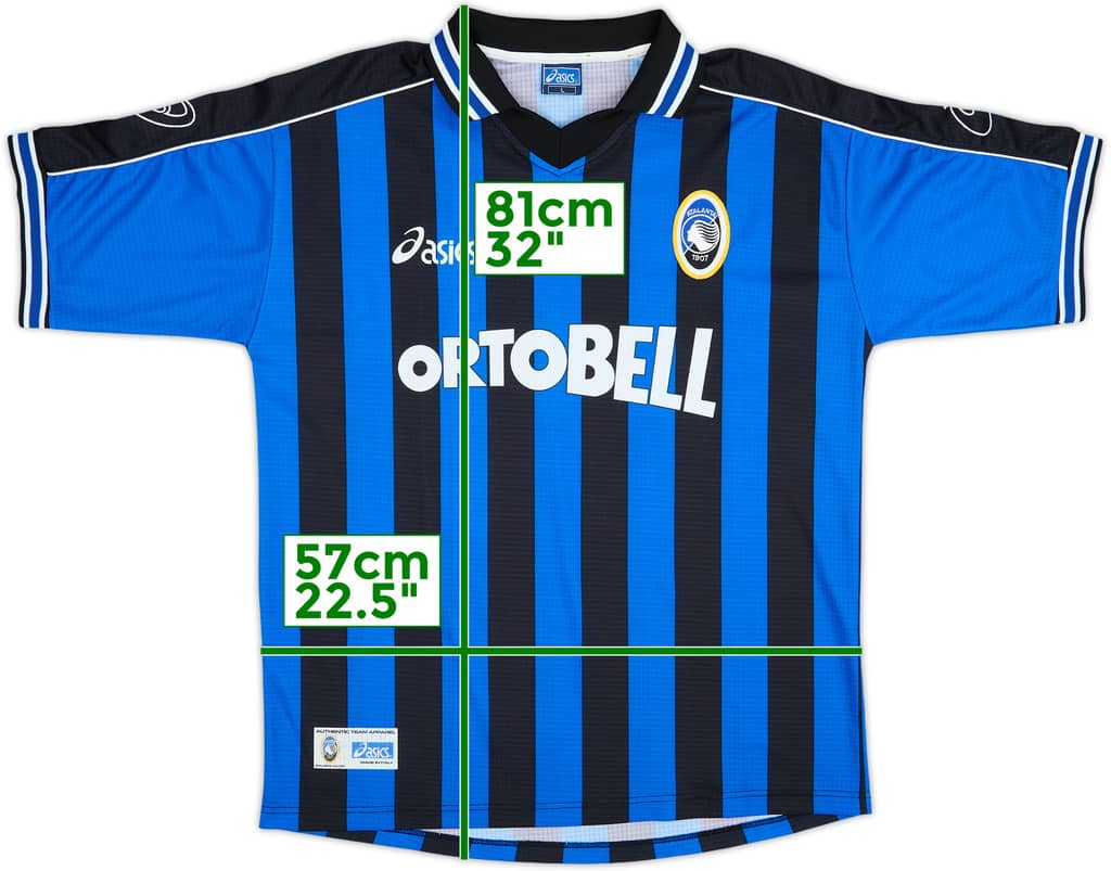 2000-01 Atalanta Camiseta Local - 8/10 - (L)