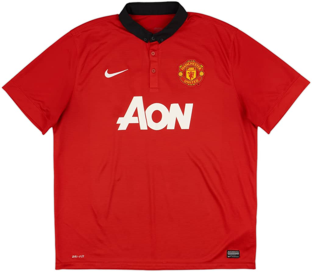 2013-14 Manchester United Home Shirt Mata #8 - 7/10 - (XXL)