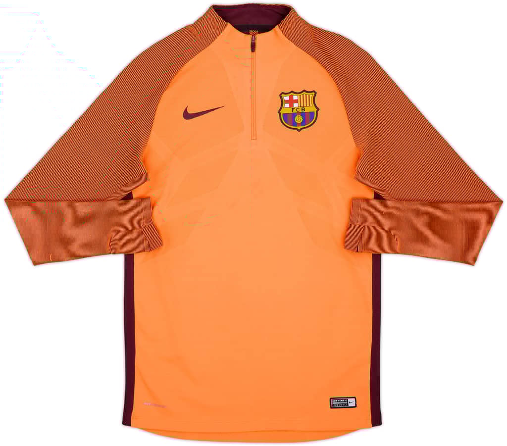 2017-18 Barcelona Nike 1/4 Zip Training Top - 7/10 - (S)