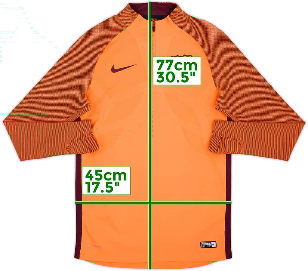 2017-18 Barcelona Nike 1/4 Zip Training Top - 7/10 - (S)