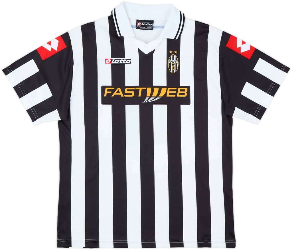 2001-02 Juventus Basic Home Shirt - 6/10 - (XL.Boys)