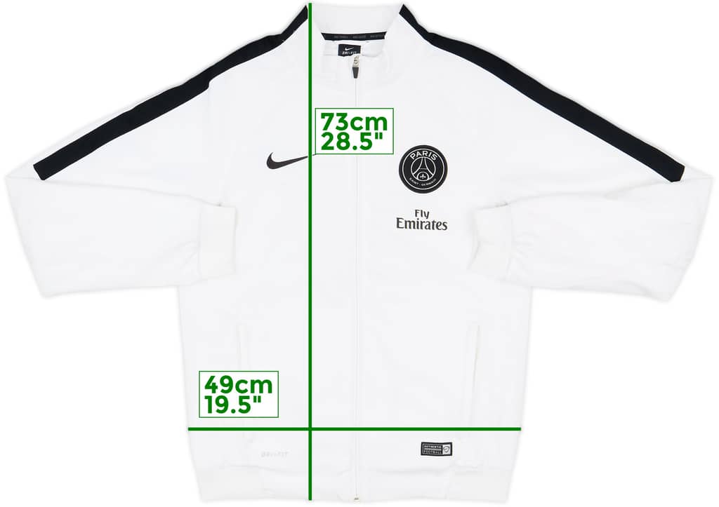 2014-15 Paris Saint-Germain Nike Track Jacket - 7/10 - (S)