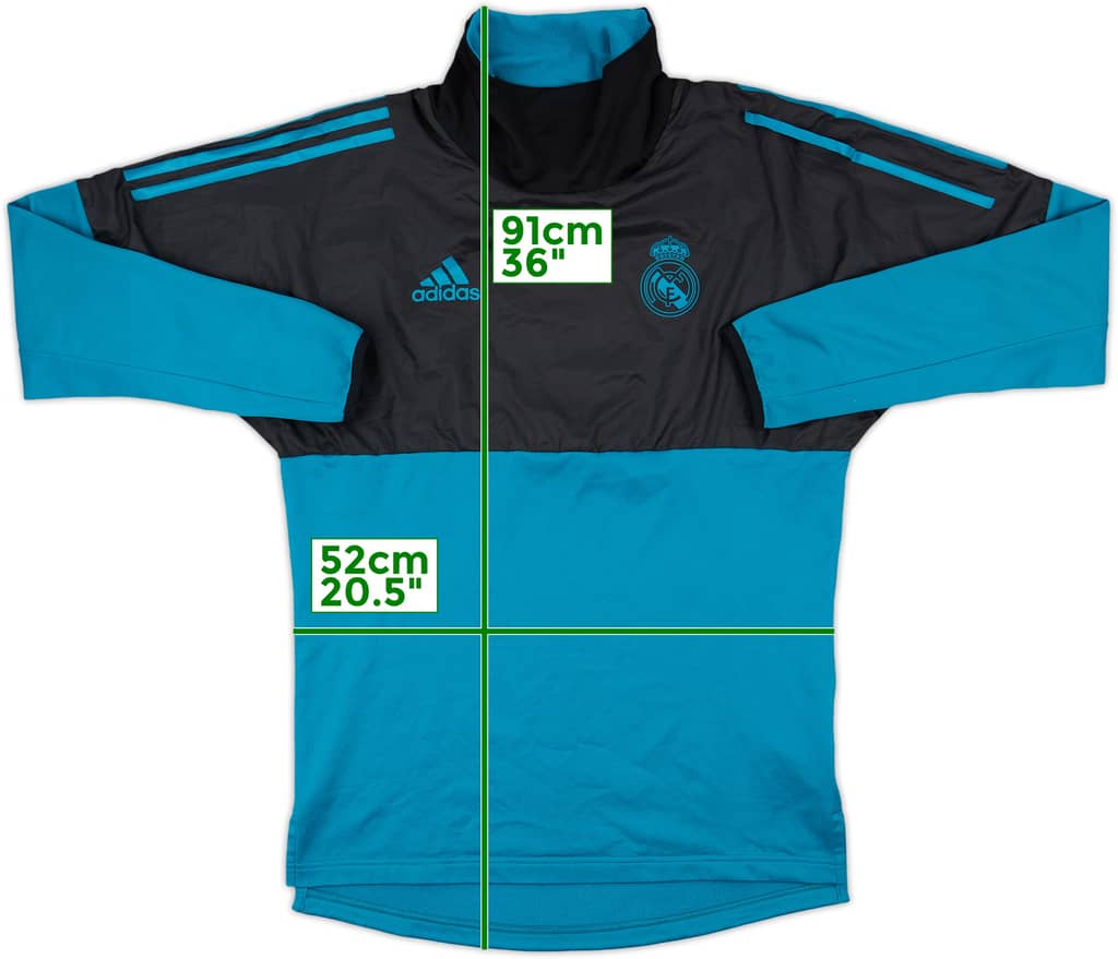 2017-18 Real Madrid adidas Training Top - 6/10 - (S)