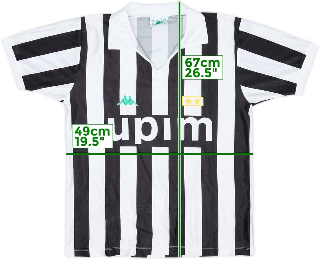 1991-92 Juventus Home Shirt - 8/10 - (M)