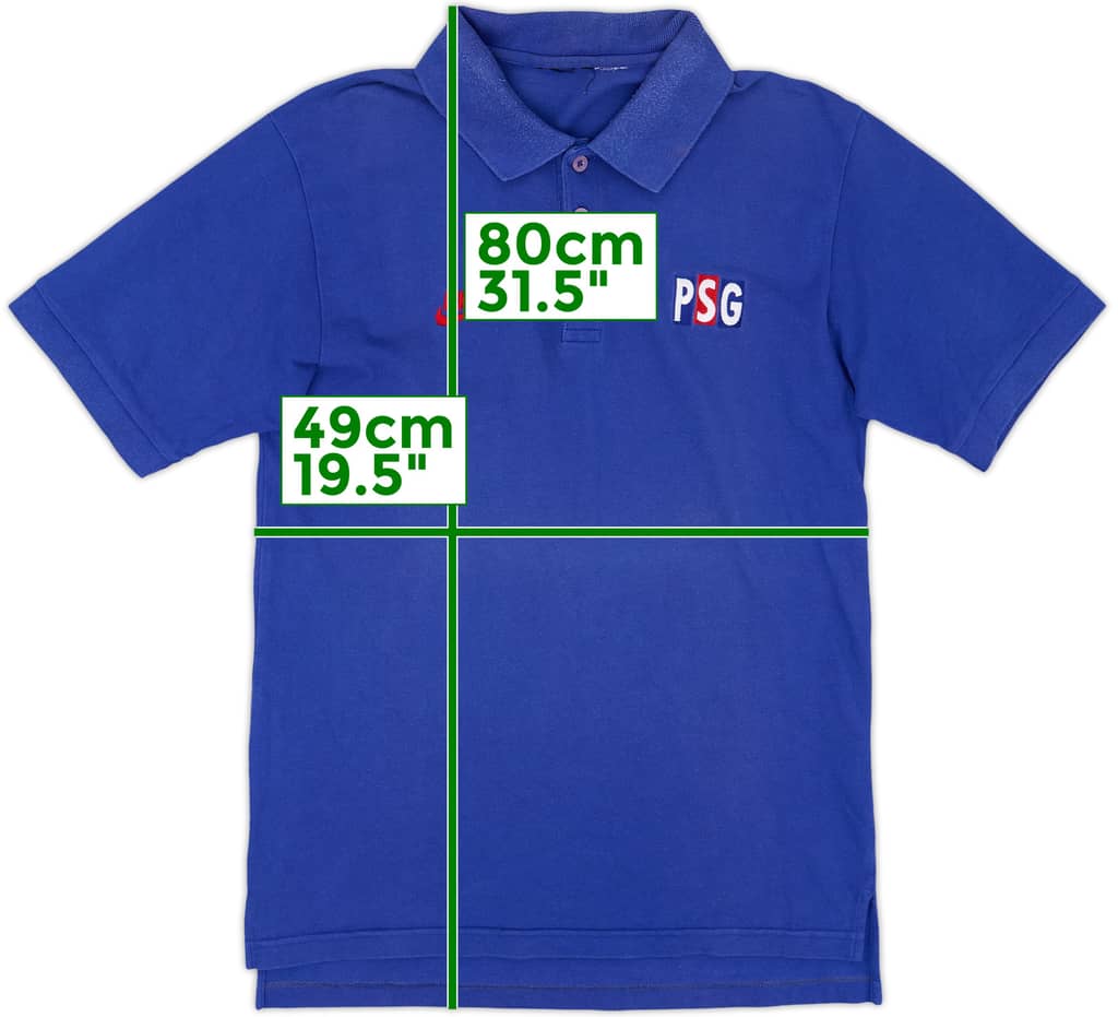 1994-95 Paris Saint-Germain Nike Polo Shirt - 8/10 - (M)