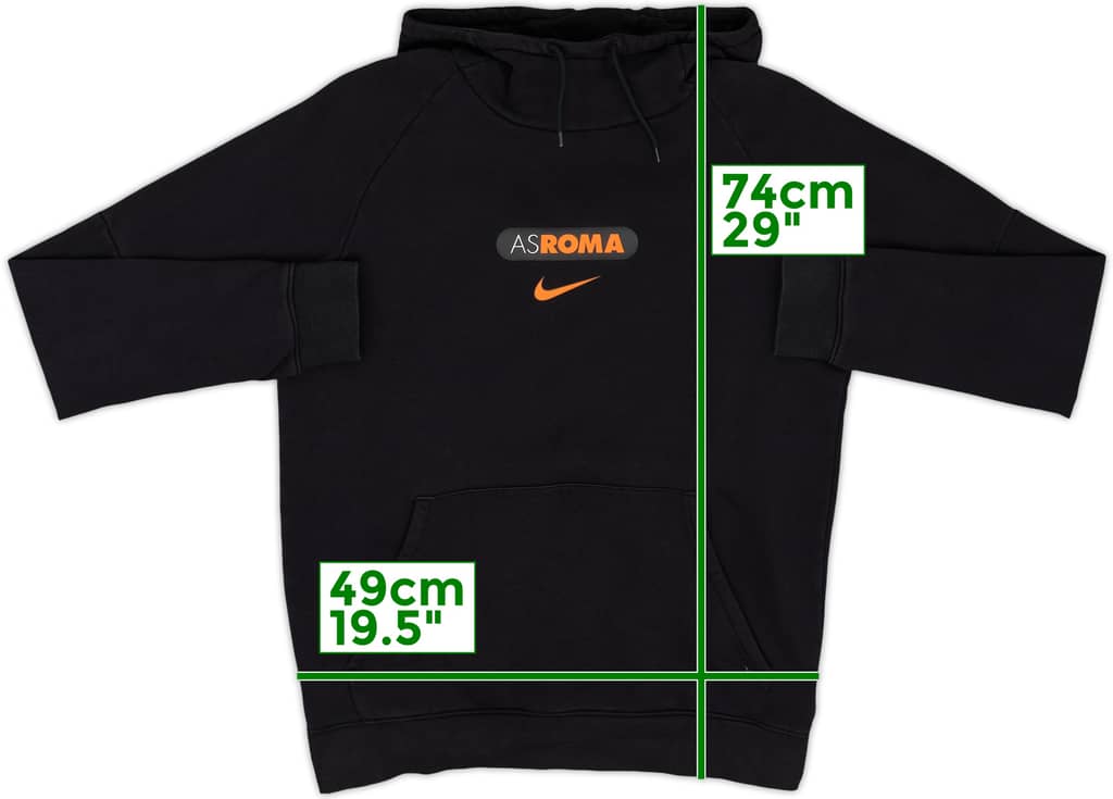 2020-21 Roma Nike Hooded Top - 8/10 - (S)