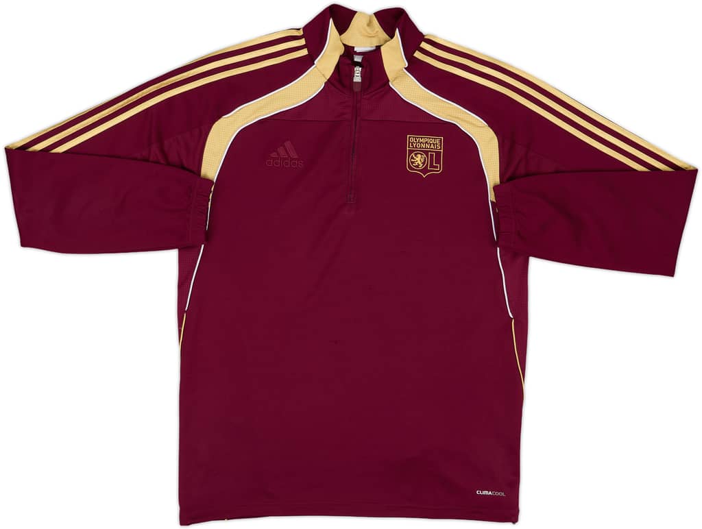 2010-11 Lyon adidas 1/4 Zip Drill Top - 8/10 - (L)