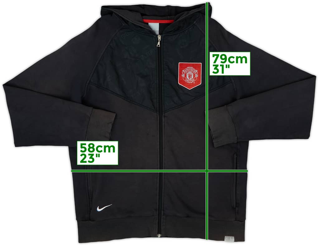 2006-07 Manchester United Nike Hooded Track Jacket - 5/10 - (XL)