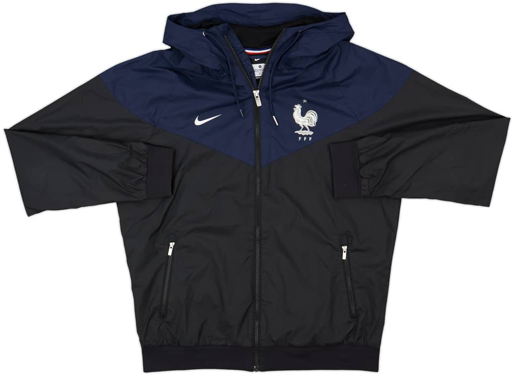2018-19 France Nike Hooded Track Jacket - 8/10 - (M)