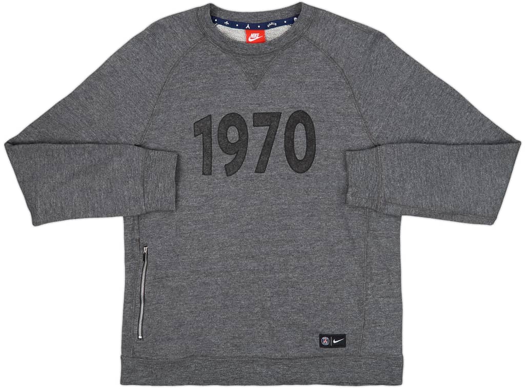 2016-17 Paris Saint-Germain '1970' Nike Sweat Top - 8/10 - (M)
