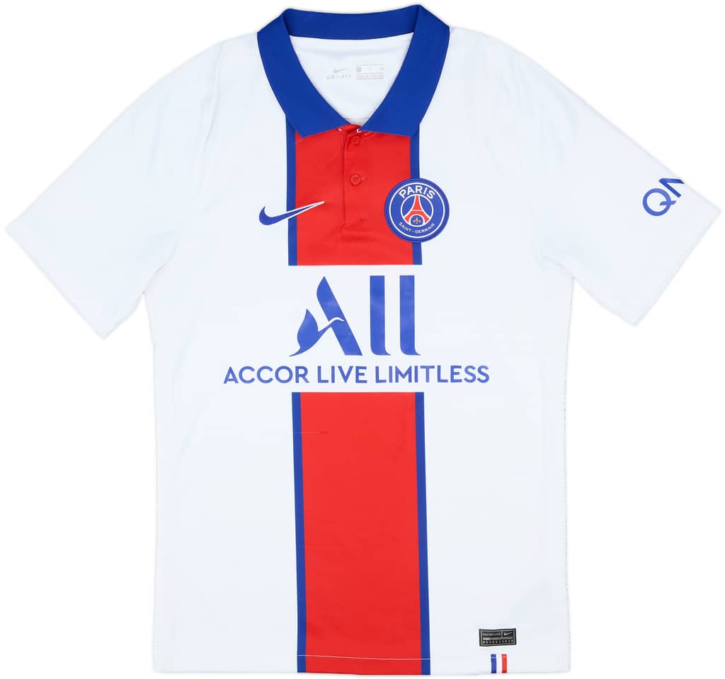 2020-21 Paris Saint-Germain Away Shirt - 7/10 - (S)