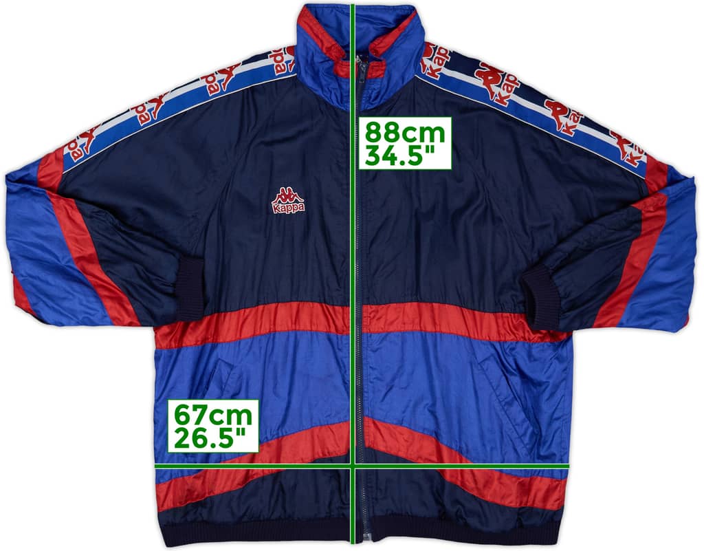 1995-97 Barcelona Kappa Track Jacket - 8/10 - (XL)