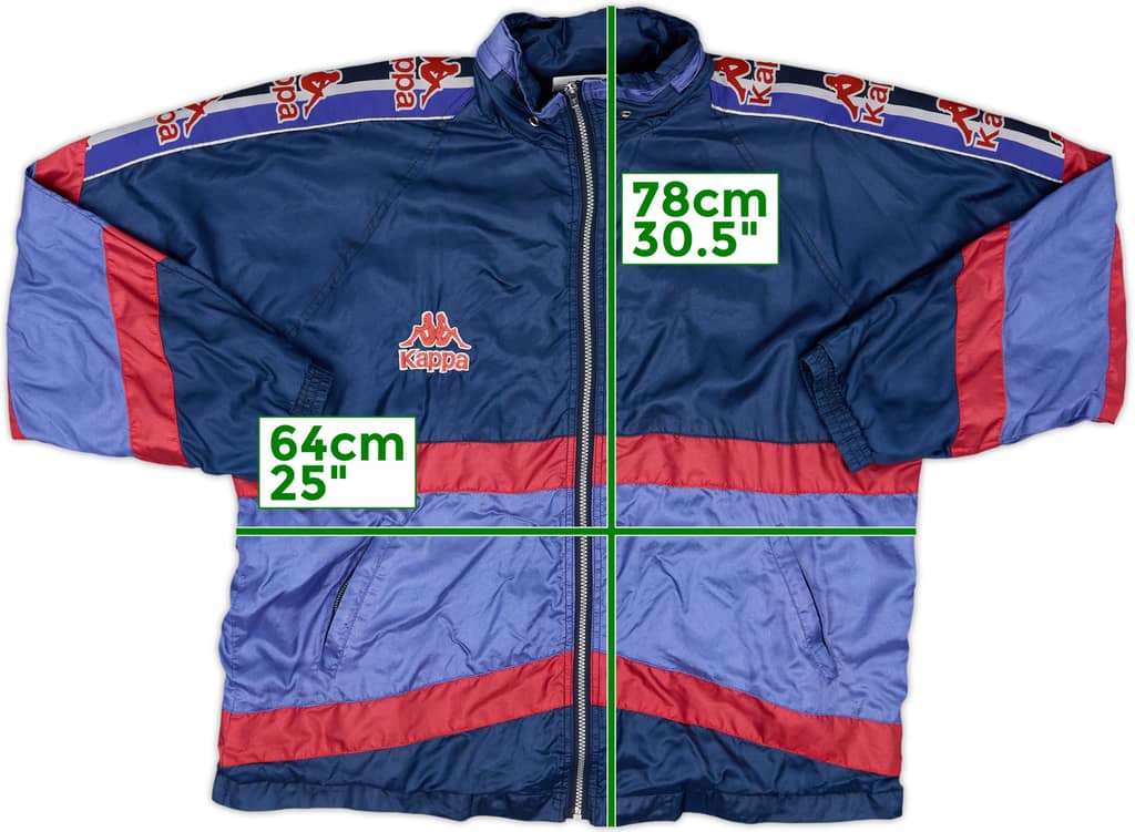 1995-97 Barcelona Kappa Track Jacket - 7/10 - (L)