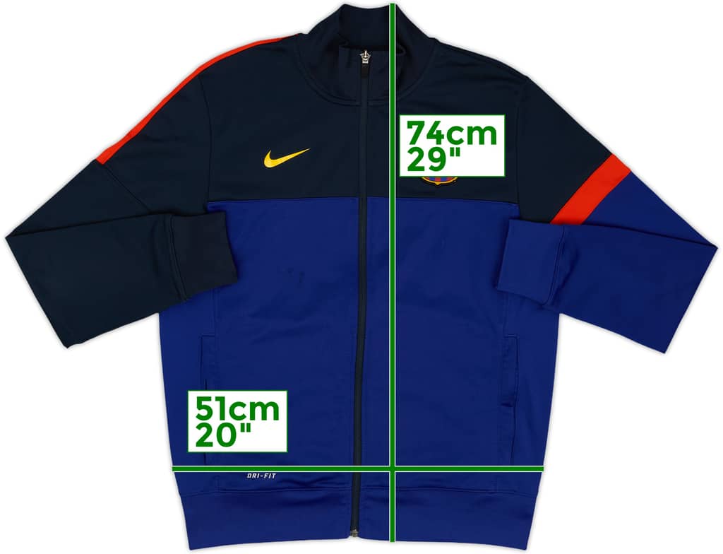 2012-13 Barcelona Nike Track Jacket - 7/10 - (M)