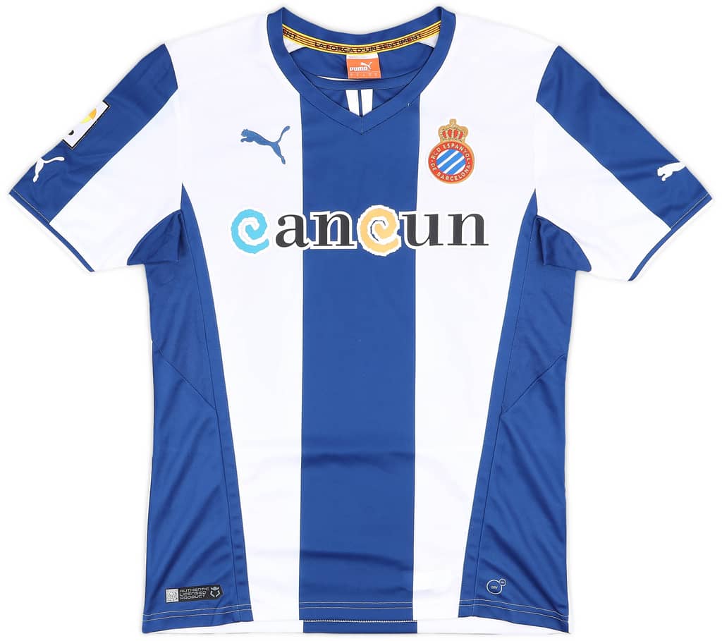 2013-14 Espanyol Home Shirt Simao #20 - 7/10 - (S)