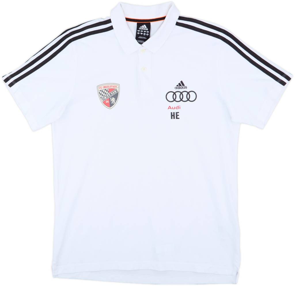 2010-11 FC Ingolstadt Staff Issue adidas Polo Shirt HE - 8/10 - (L)