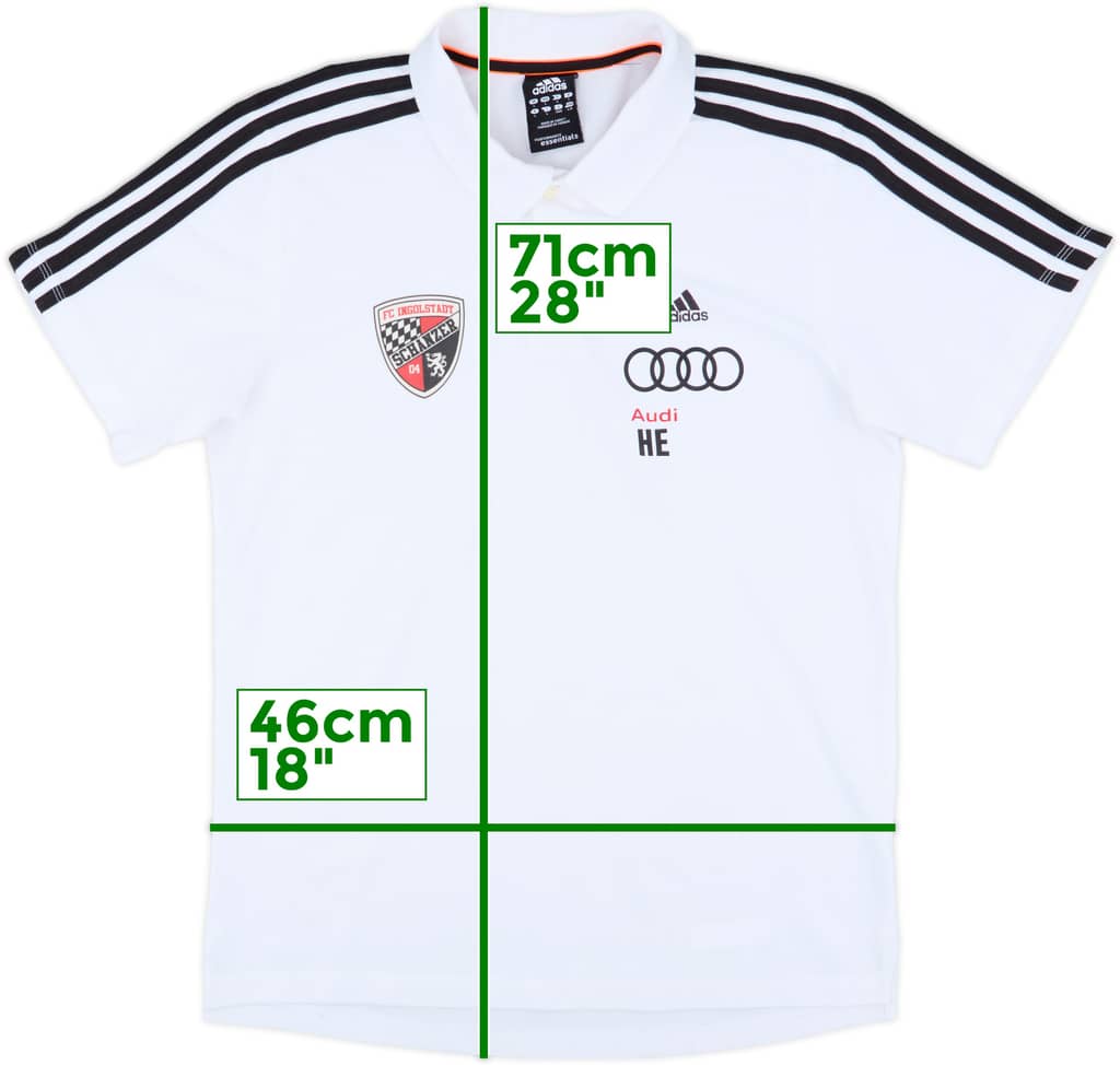 2014-15 Ingolstadt adidas Staff Issue Polo Shirt HE - 8/10 - (L)